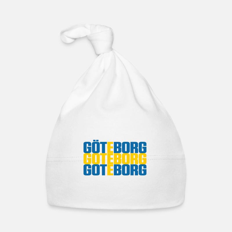 Göteborg, Suède, Drapeau Bonnet bio Bébé