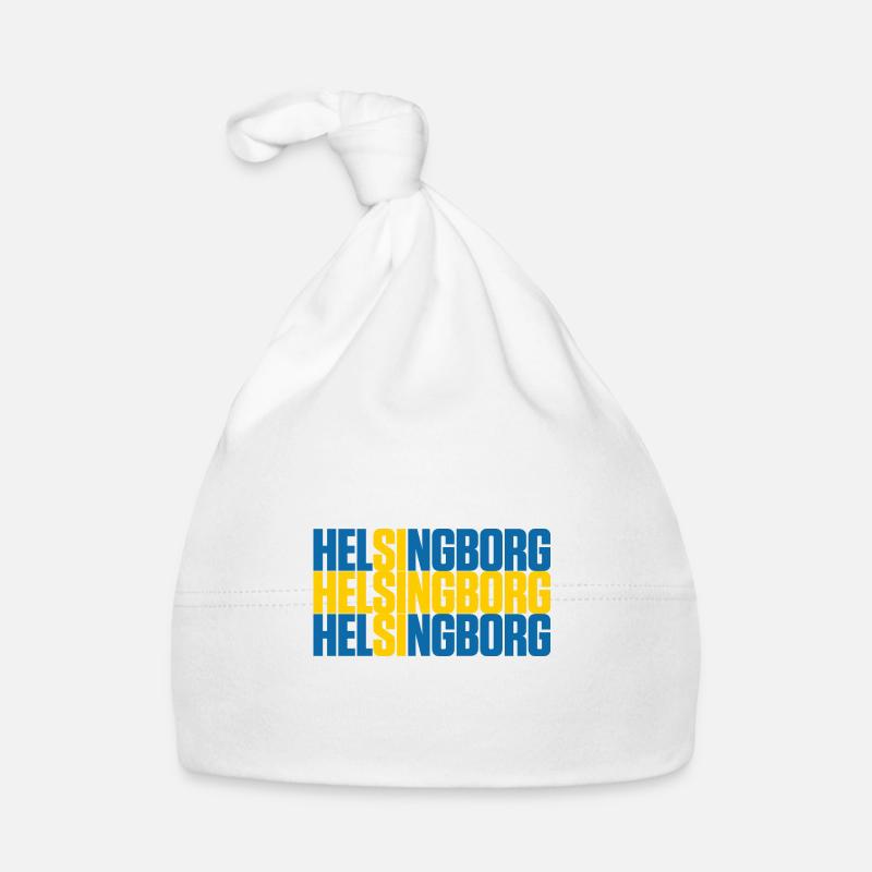 Helsingborg Suède Drapeau Bonnet bio Bébé