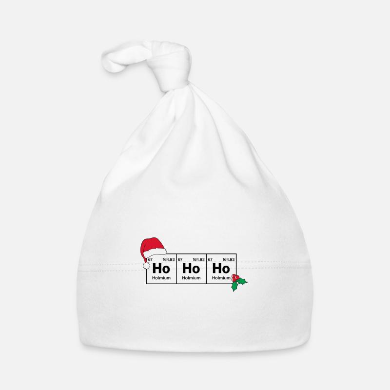 Ho Ho Ho Element von Weihnachten Baby Bio-Mütze