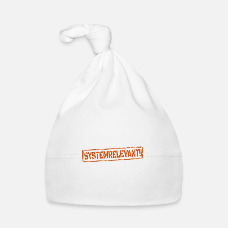 Ich bin auch systemrelevant! Baby Bio-Mütze