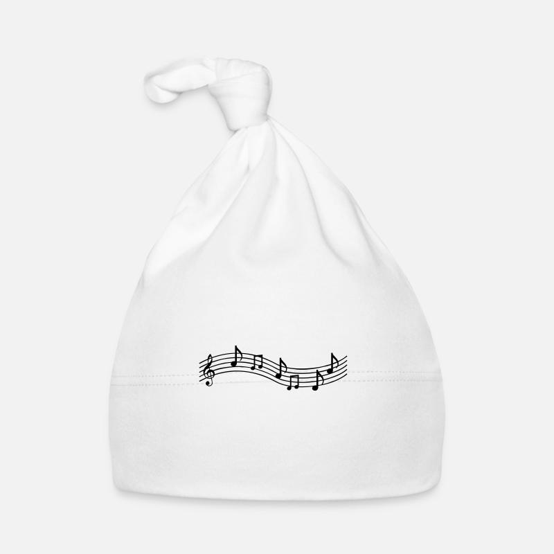 Notes de musique Bonnet bio Bébé