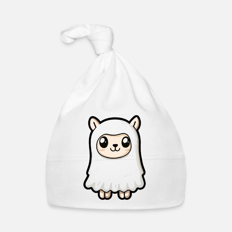 Alpaka Llama Halloween Comic Geist Baby Bio-Mütze