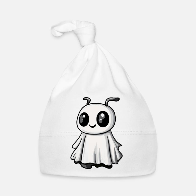 Ant Halloween Comic Ghost Organic Baby Cap