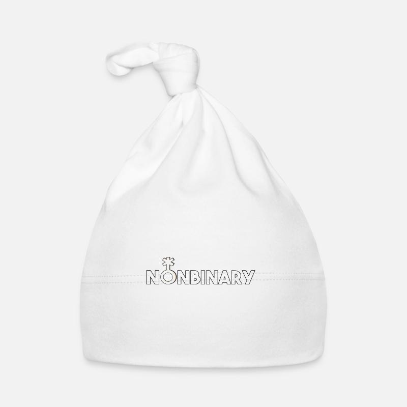 Non-binary non-binary non-binary gender symbol Organic Baby Cap