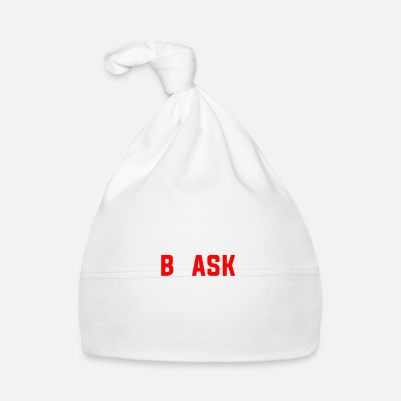 Freemason 2B1ASK1 Red White - Organic Baby Cap - white