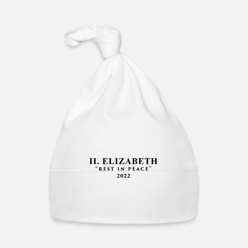 II Elizabeth Rest in Peace Organic Baby Cap