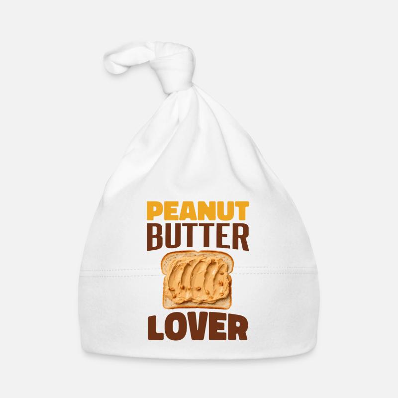 Peanut Butter Lover Organic Baby Cap