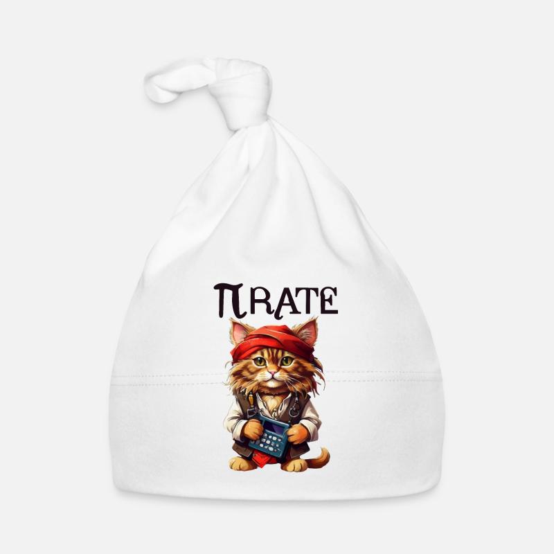Chat pirate de Pi Day Bonnet bio Bébé