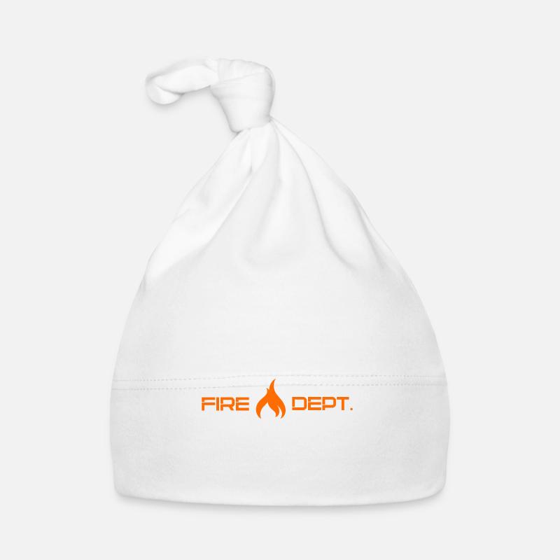 fire department flame - Fire brigade blaze Organic Baby Cap