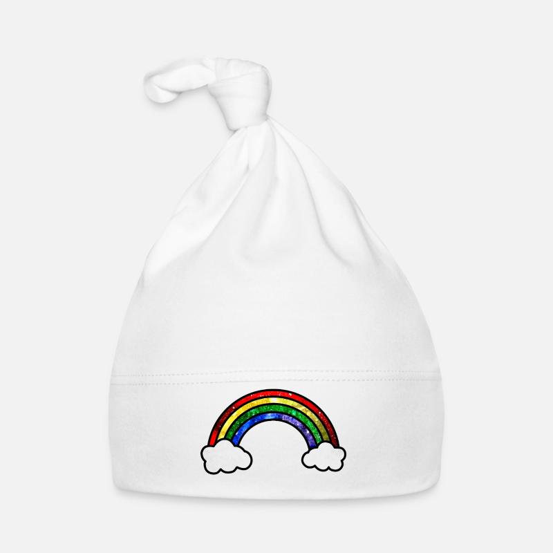 Kosmischer Regenbogen Baby Bio-Mütze
