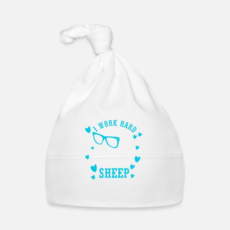 Work My sheep has a better life gift Organic Baby Cap
