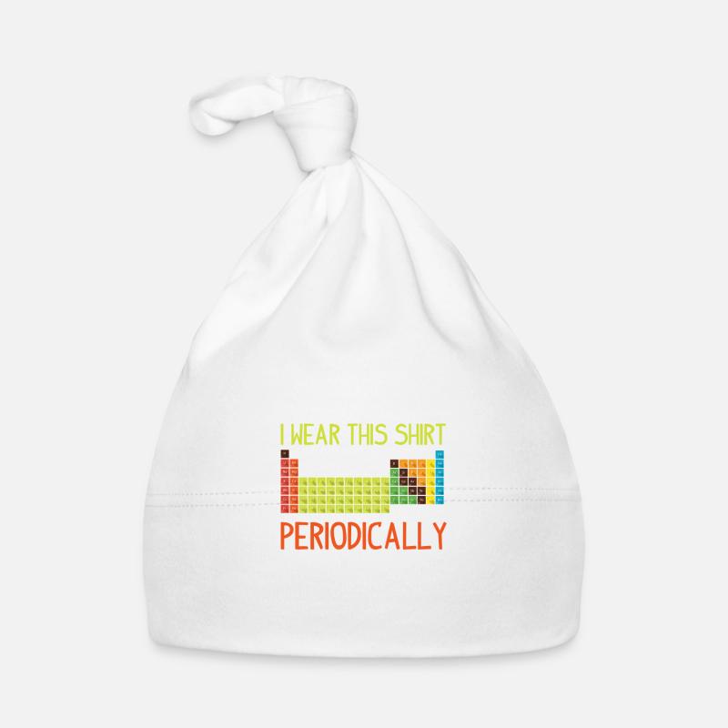 Periodic table nerd math chemistry physics gift Organic Baby Cap