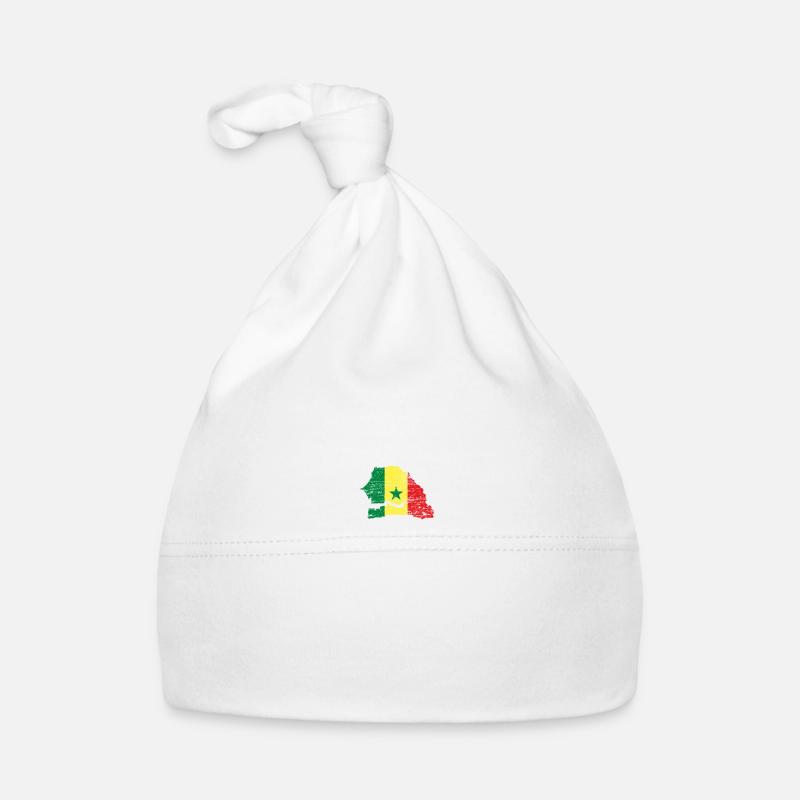 drapeau Sénégal Bonnet bio Bébé