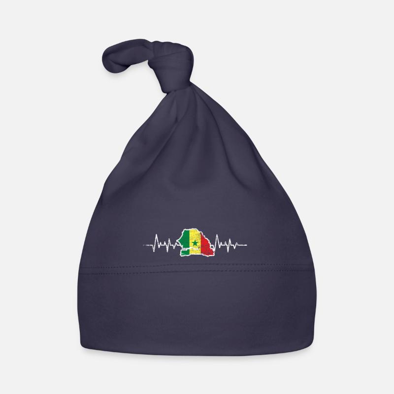 drapeau Sénégal Bonnet bio Bébé