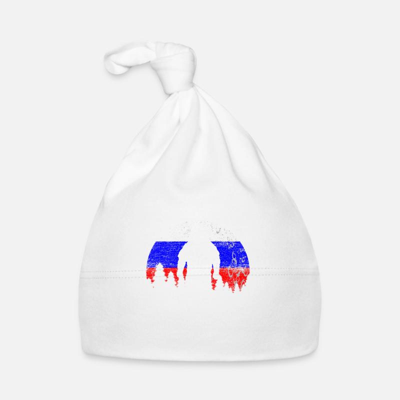 Russie - Bonnet bio Bébé - blanc