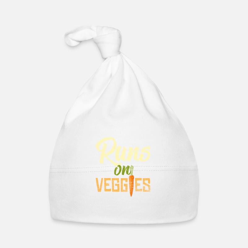Vegetarier Herz Tier Hunger Geschenk Vegan Fleisch Baby Bio-Mütze