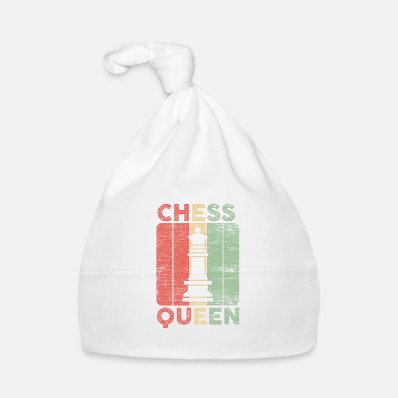 Chess Queen Queen Crown Chess Mat Gift Organic Baby Cap