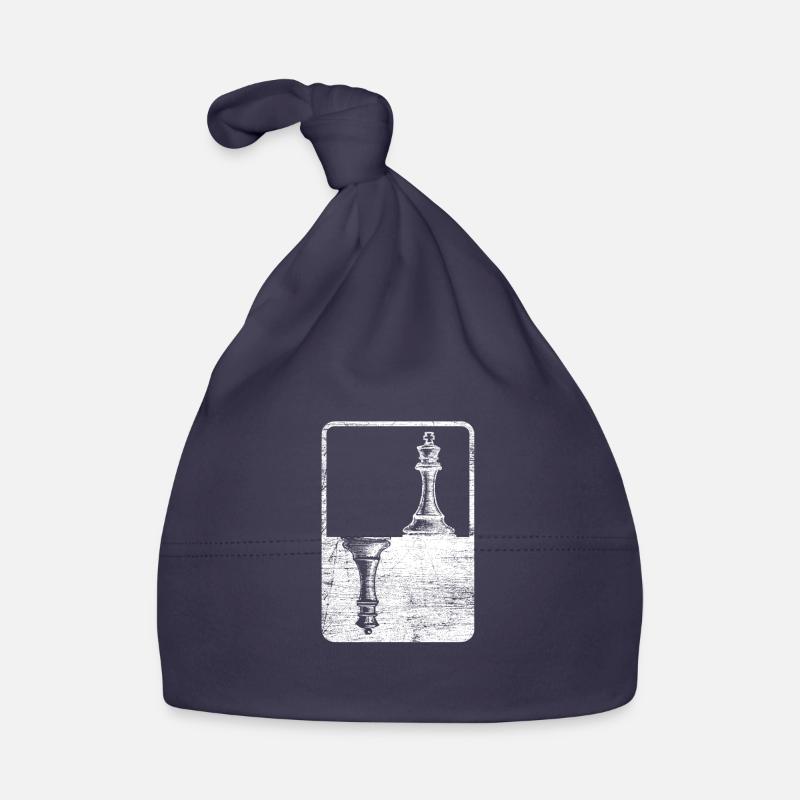 Schach Bauer Läufer Springer Geschenk Idee Nerds Baby Bio-Mütze