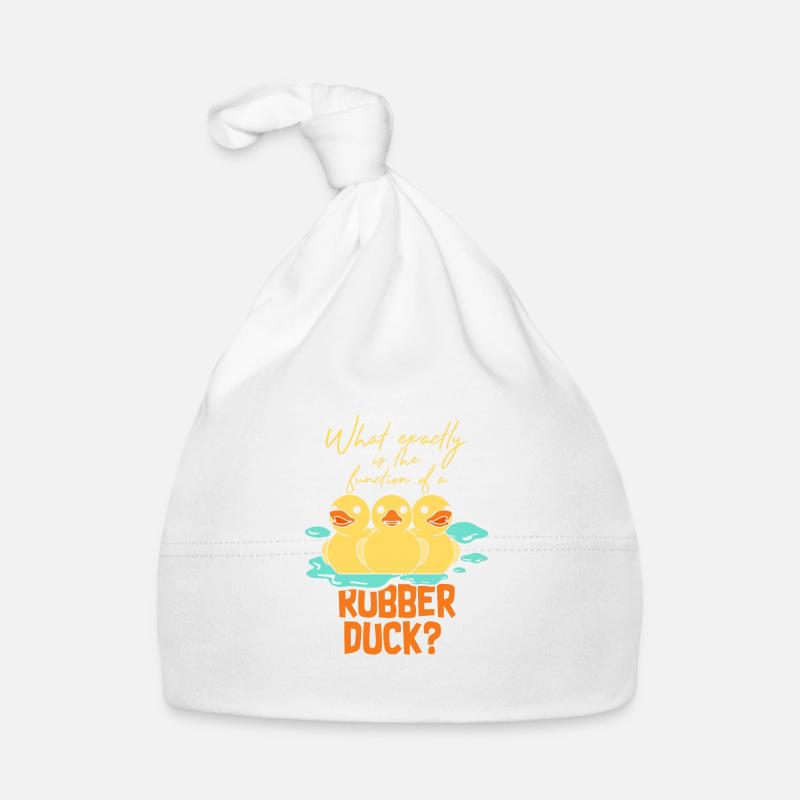 Ente Enten Schnabeltier Tier Schnabel Geschenk See Baby Bio-Mütze