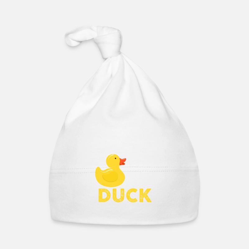 Duck nature ducks birds platypus gift idea Organic Baby Cap