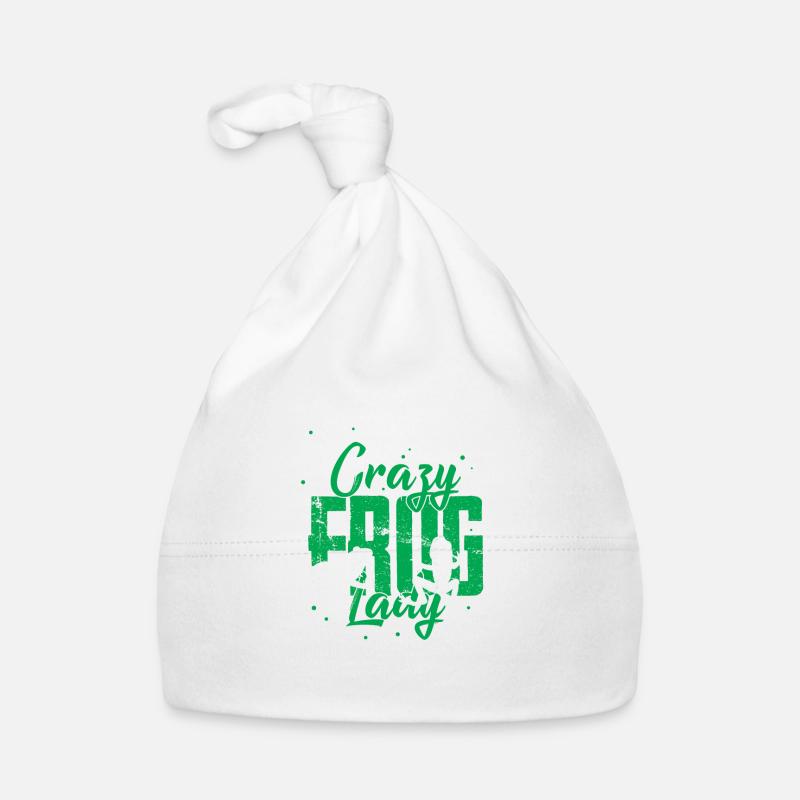 Crazy frog lady vintage animal eau cadeau Bonnet bio Bébé