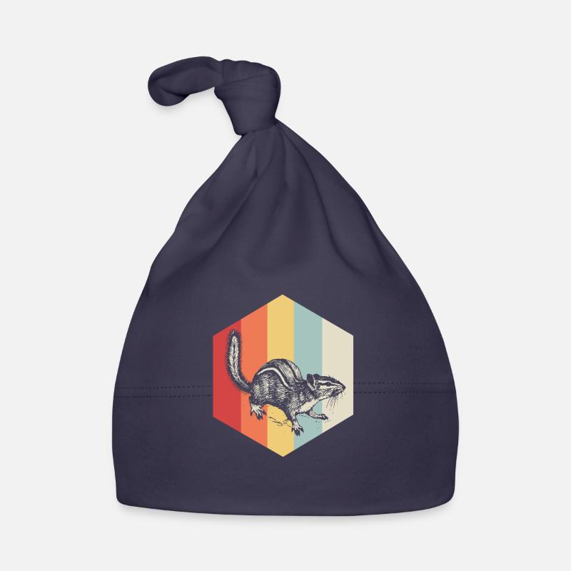 Eichhörnchen Nagetier Nüsse Geschenk Tier Baby Bio-Mütze