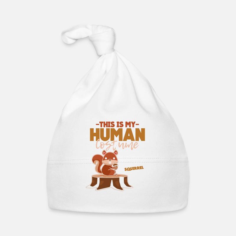 Eichhörnchen Kostüm Karneval Halloween Tier Baby Bio-Mütze