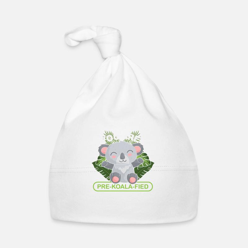 Koala eucalyptus koala bear gift hug Organic Baby Cap