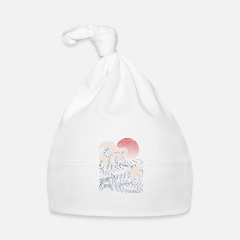 Japon - Bonnet bio Bébé - blanc