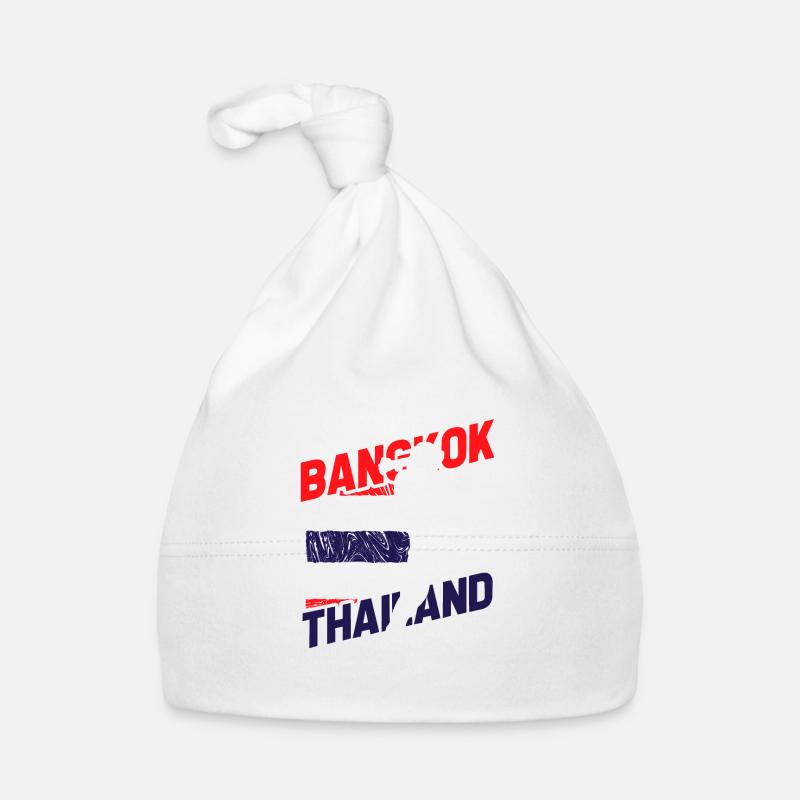 Thaïlande - Bonnet bio Bébé - blanc