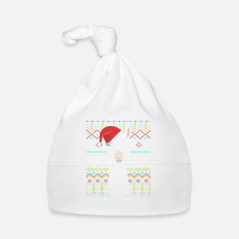 Lama de Noël Bonnet bio Bébé