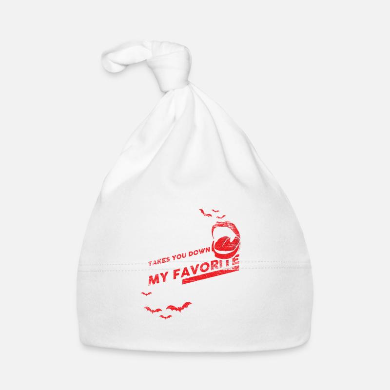 Vampir - Baby Bio-Mütze - Weiß