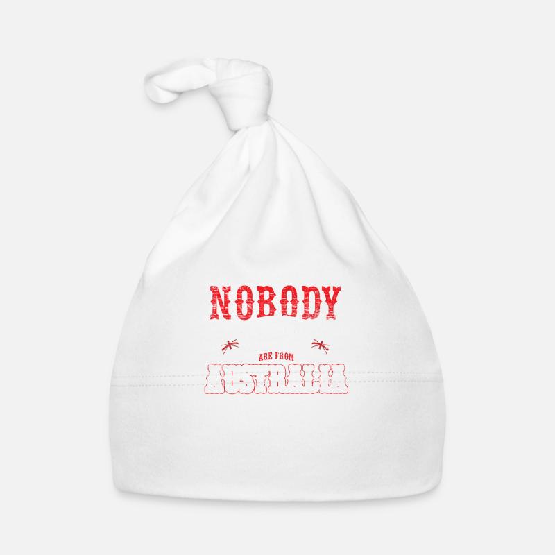 Australia - Organic Baby Cap - white