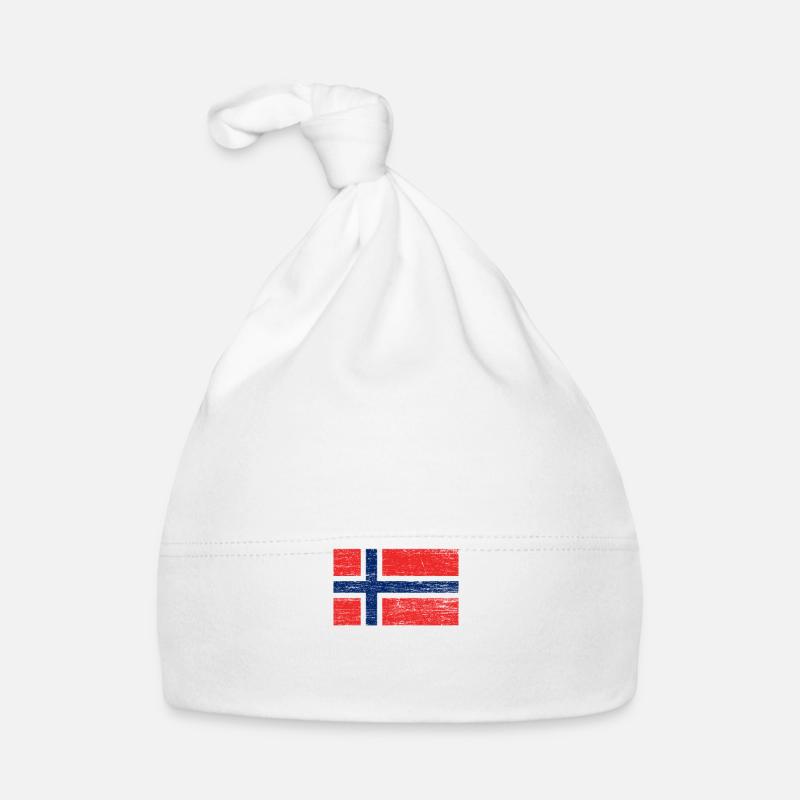 Norwegen Flagge Baby Bio-Mütze