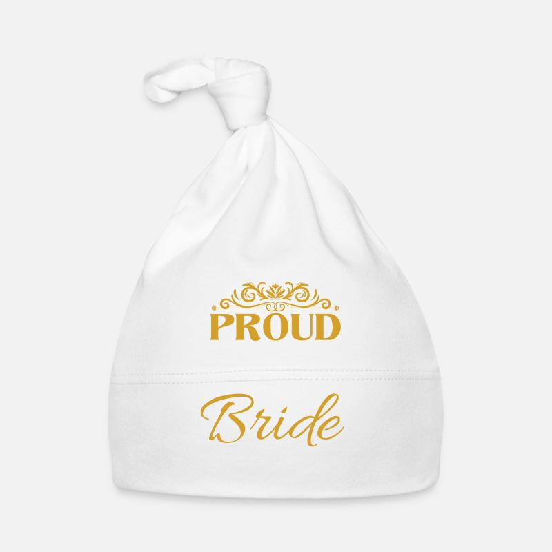 stolze Schwester der Braut Baby Bio-Mütze