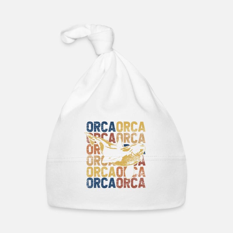 Orca - Baby Bio-Mütze - Weiß
