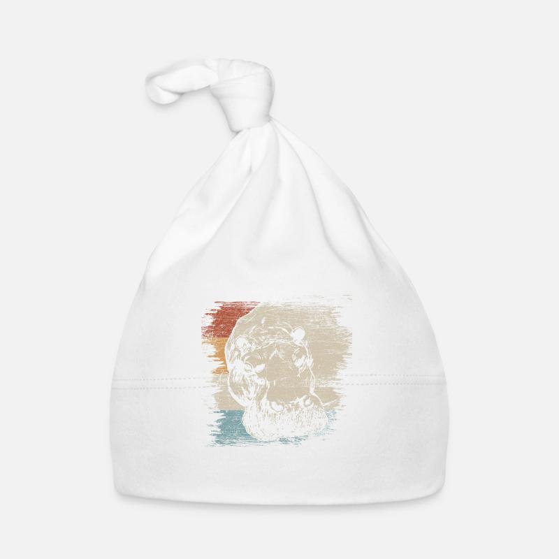 Hippopotames Bonnet bio Bébé