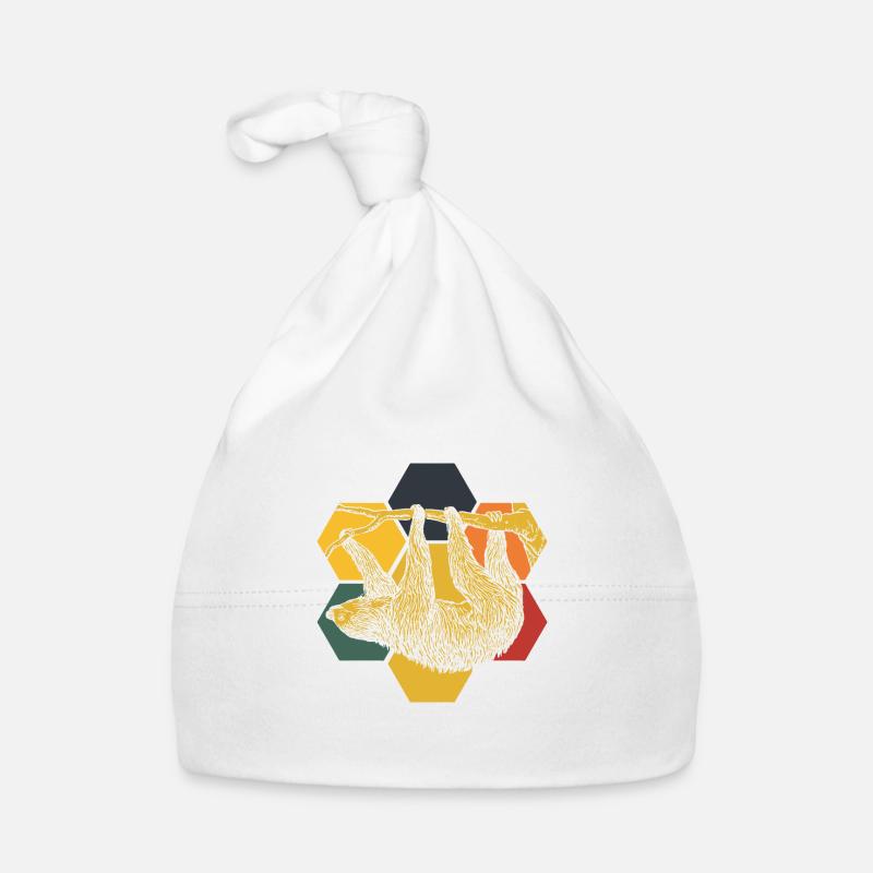 Faultier Baby Bio-Mütze