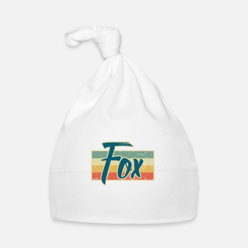 Fuchs Tier Wald Schlau Clever Streber Geschenk Baby Bio-Mütze