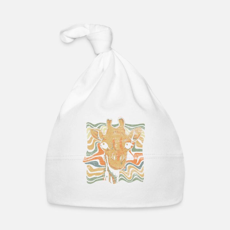 Girafe Bonnet bio Bébé