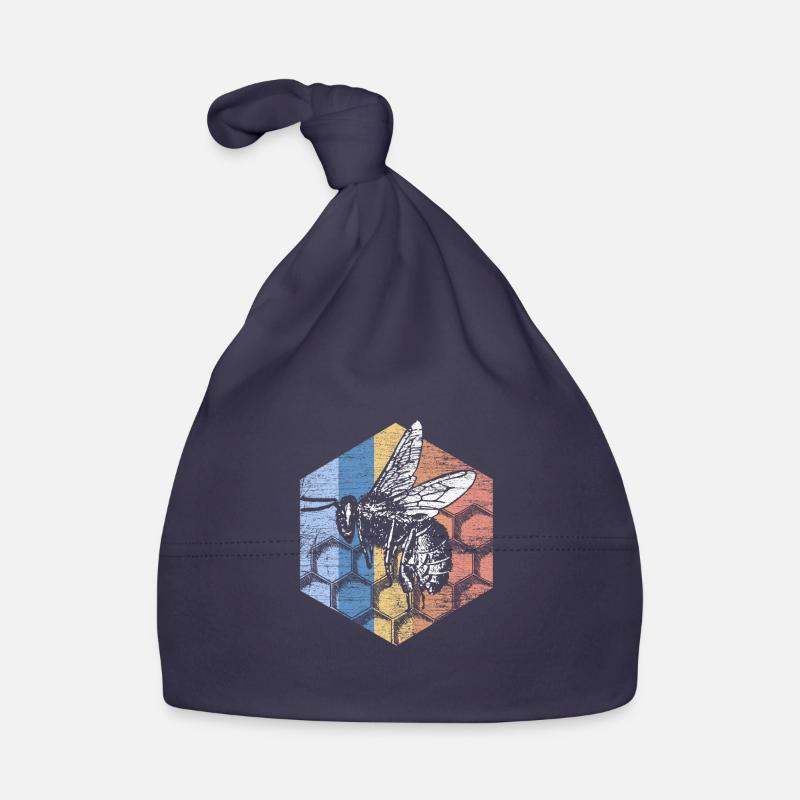 bee Organic Baby Cap