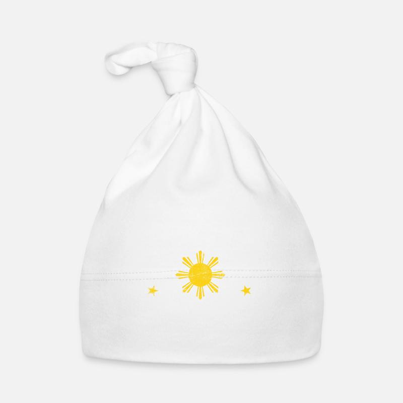 Philippines - Bonnet bio Bébé - blanc