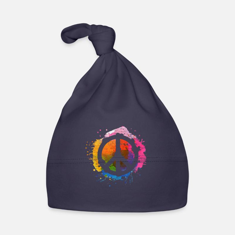 Peace Organic Baby Cap
