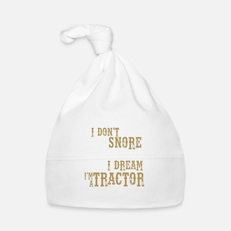 Traktor Baby Bio-Mütze