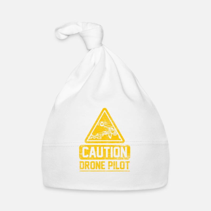 Drone Airplane Camera Organic Baby Cap