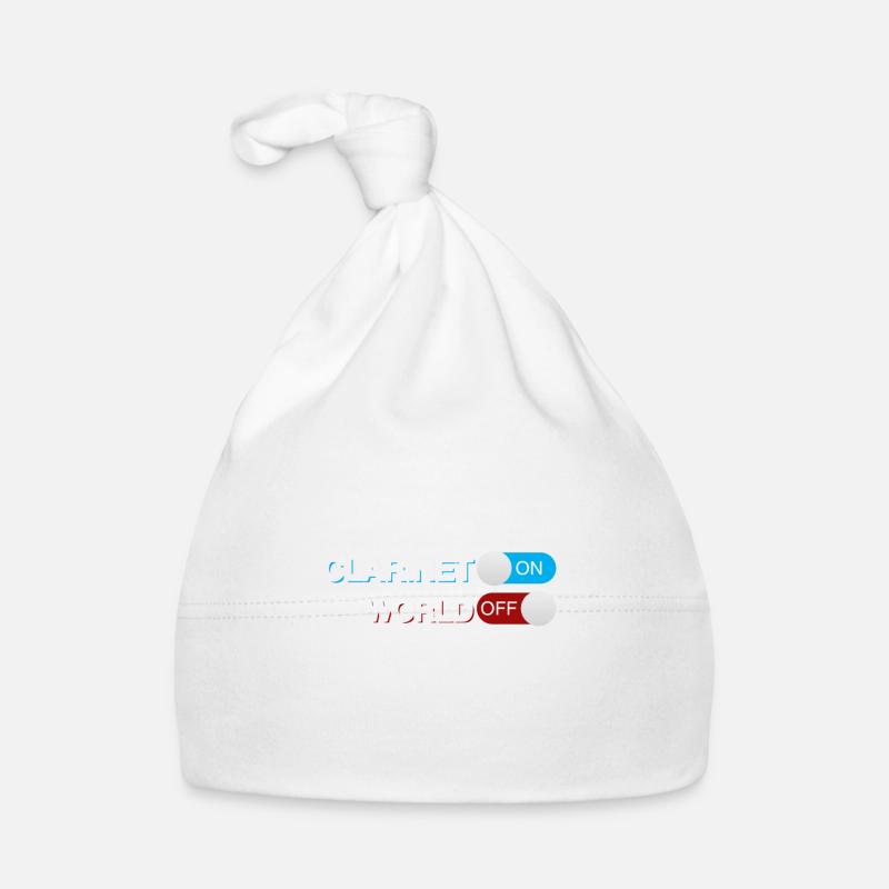 Clarinette - Bonnet bio Bébé - blanc