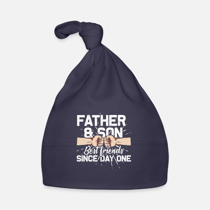 father and son Organic Baby Cap