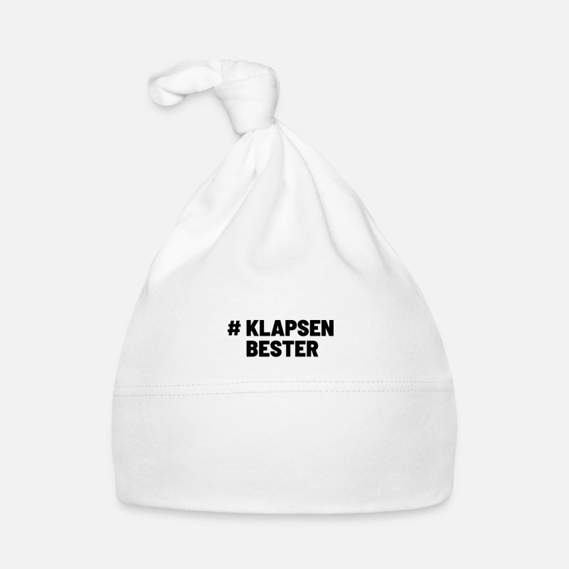 Klapsenbester Klapse Psychiatrie Sprüche Geschenk Baby Bio-Mütze