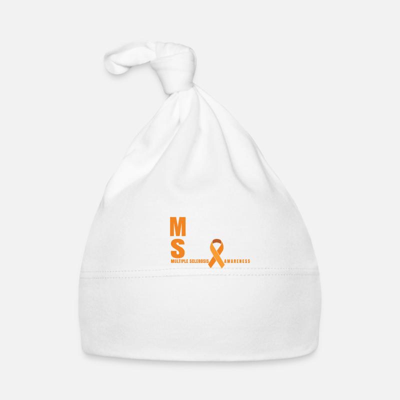 Guerrier de sensibilisation à la SP - Bonnet bio Bébé - blanc