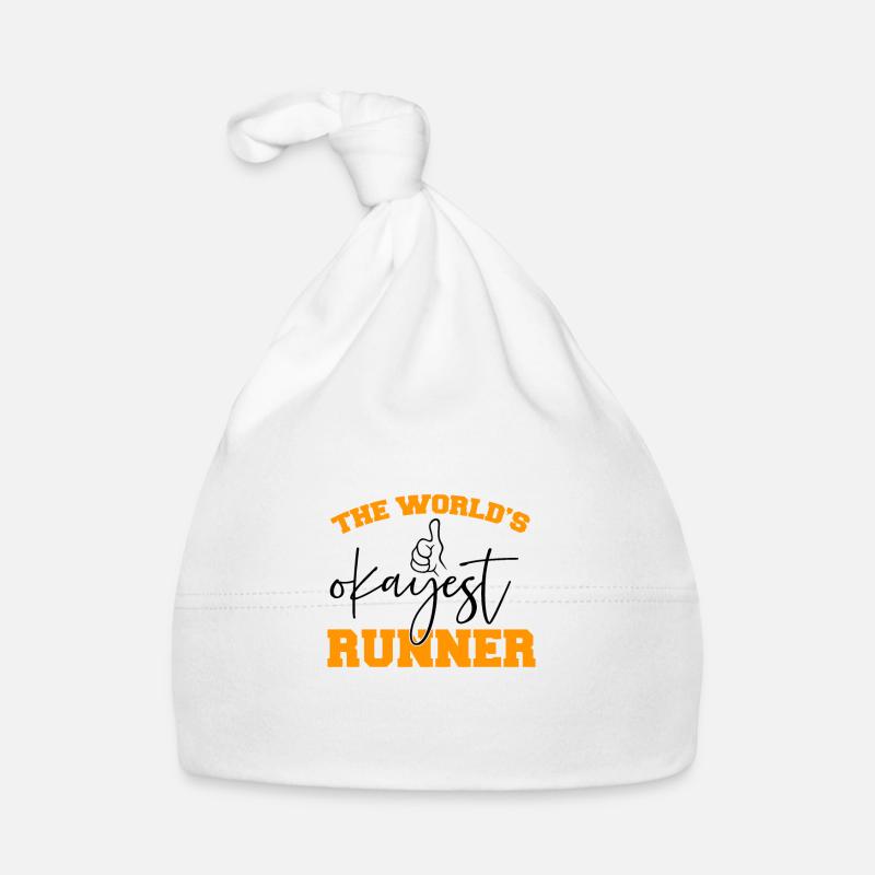 Funny Runner Workout Organic Baby Cap